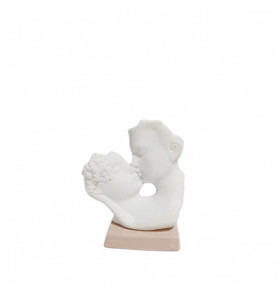 TB 1781Db Statua Amanti h12,2 base bianca