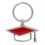 TKSP/ROSSO Portachiavi tocco smalto ROSSO acc.