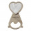 TPP/565 Apribott. CUORE bianco/acciaio NO SCATOLA
