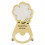 TPP/573 Apribott. QUADRIFOGLIO bianco/oro NO SCATOLA