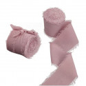 CM-24101 N. sfrangiato mm40x5mt seta 100% ROSA ANTICO 1