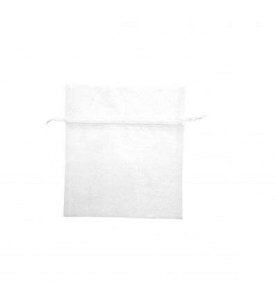 1067047 Sacchetto 10x14 organza BIANCA