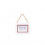 PET 3 Portafoto picc. legno 14x12 da appendere no scatola