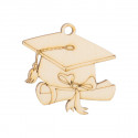 1130084 Applic. TOCCO LAUREA cm4,5 legno