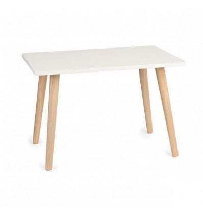 /25500 Tavolino 60x40x41 legno BIANCO