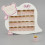 /640x255 Mobiletto orso bianco/ROSA cm48x39 c/24 barattolini ROSA