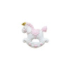 1240057 Magnete cavallo a dondolo 5x5 ROSA