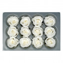 3150034 Conf. 12pz rose mini capullo d.4 stabilizz. BIANCO (RSM/1000)