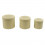 1325001 Tris scatole CILINDRO avorio (16x15+20x18+23x20)