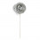 CK1625-ARG Bocciolo rosa lame' ARGENTO