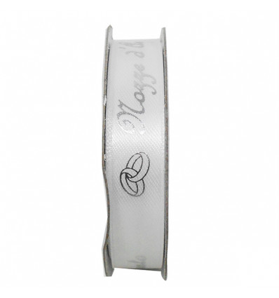 N/NOZZ15-ARG Nastro NOZZE D'ARGENTO mm15x25yds