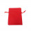 CK7022-RO Sacchetto juta 9,5x13 ROSSO