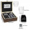 CM-24183 Set 2bicchieri liquore+6cubetti pietra scatola legno