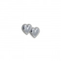 9734-ARG Applic. doppi cuori ARGENTO