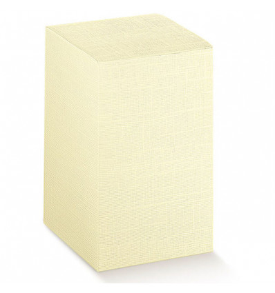 43139 Astuccio cm8x8x15 pieghevole SETA AVORIO (PAP 21)