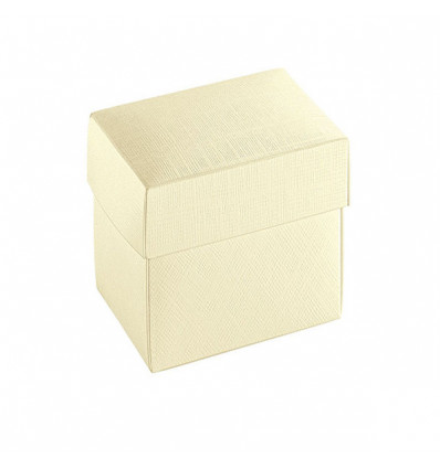 43054 Astuccio cm9x9x9 f.do+cop. SETA AVORIO (PAP 21)