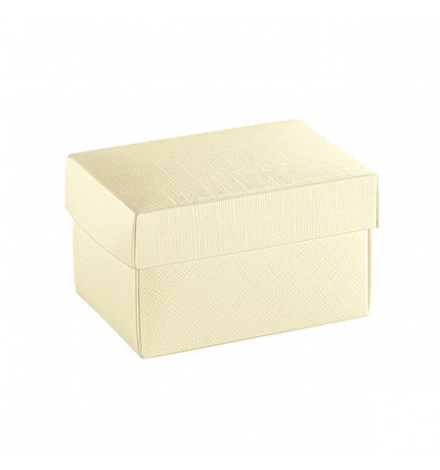43073 Astuccio cm14x14x20 f.do+cop. SETA AVORIO