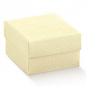 14134C Astuccio cm22x22x6 f.do+cop. SETA AVORIO