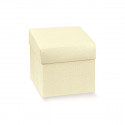 13294C Astuccio cm25x25x30 f.do+cop. SETA AVORIO (PAP 20)