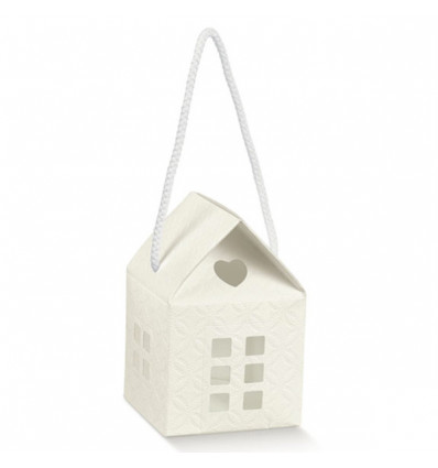 17256C Casetta c/manici 12x12x12 MAT.BIANCO