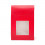 38021C Bustina c/finestra 9x4,5x13 LINO ROSSO