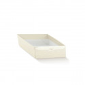 14563C Ast. dolcezza 25x19x3,5 PELLE BIANCA (PAP 21+P)