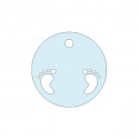 FFTAG0059 Tag t.do d.4,5 piedini traf. CIELO (conf.240pz)