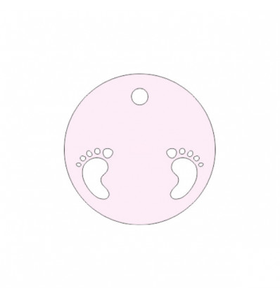 FFTAG0060 Tag t.do d.4,5 piedini traf. ROSA (conf.240pz)