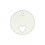 FFTAG0061 Tag t.do d.4,5 modigliani cuore AVORIO(conf.240pz)
