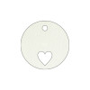 FFTAG0061 Tag t.do d.4,5 modigliani cuore AVORIO(conf.240pz)