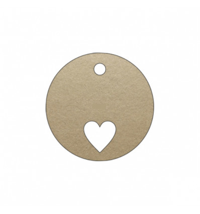 FFTAG0062 Tag t.do d.4,5 kraft cuore AVANA(conf.240pz)