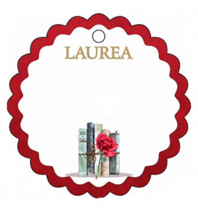 TAG03S07 Tag t.do d.4,5 LAUREA LIBRI (conf. 240pz)