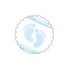 FFTAG0055 Tag t.do d.4,5 piedini CIELO (conf.240pz)