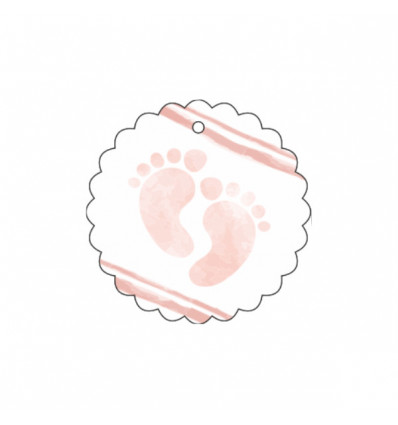 FFTAG0056 Tag t.do d.4,5 piedini ROSA (conf.240pz)
