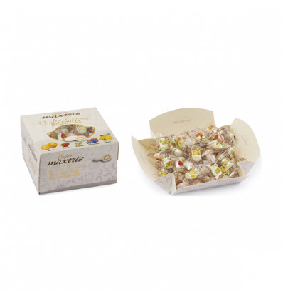 DMMAXFRU Dolce EVENTO 500gr MIX FRUTTA ciocomandorla maxtris BIANCO