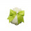 /2146-V Pom-pon 20x20 VERDE georgette