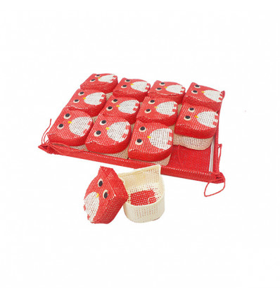 /CK924 Vassoio c/12scatole GUFO ROSSO