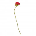 /CK1339-RO Rosellina stoffa c/pistilli ROSSO