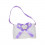 /CK1560-L Borsetta stoffa manico pois LILLA