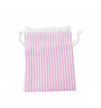 /CK2056-R Sacchetto 10x13 righe ROSA