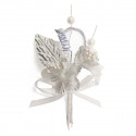 /CK2119-ARG Mazzetto 2 fiorellini cm11 ARGENTO