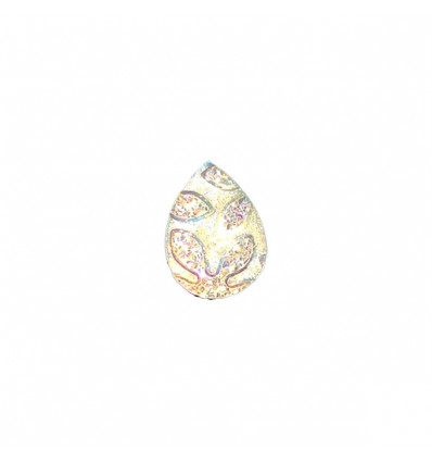 /CK2173 Applicazione strass goccia 1,7x1,3 iridescente