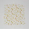 /CK7329-P Fazzoletto dpp organza 24x24 c/margherite PANNA