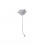 /L873-SILVER Fiore lam ARGENTO