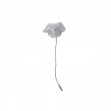 /L873-SILVER Fiore lam ARGENTO