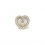 /879X010 P.foto cuore 8x8 PERLE+strass