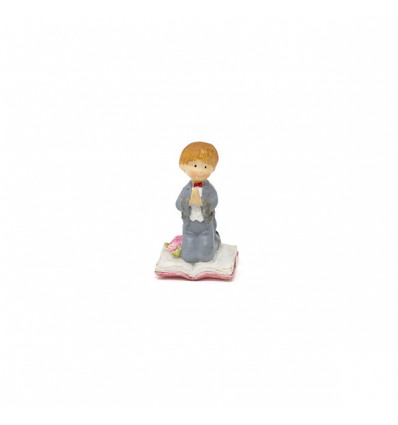 /754X063 Mini BIMBO res. 1' comunione in ginocchio su libro