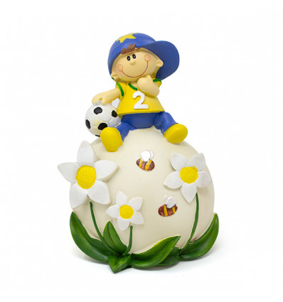/1029133 Bimbo calcio gde h16 GIALLO/BLU