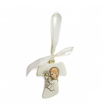 /1029383 Tao appendino BIMBA COMUNIONE cm4 avorio/oro