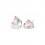 /1012684 Cane portachiavi cm2,5 2mod. ROSA